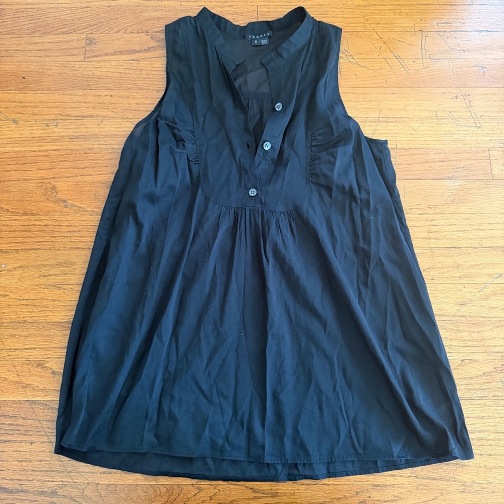Theory Yvette Sleeveless Blouse